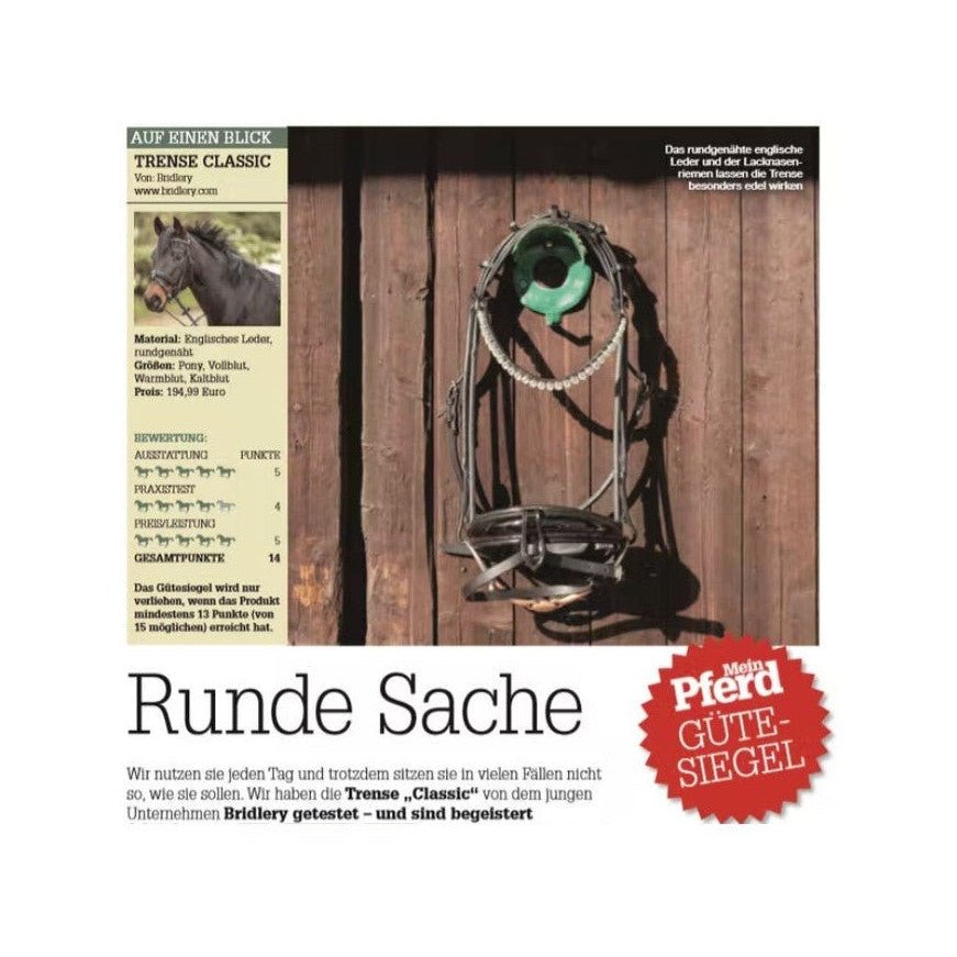 Bridlery anatomische Trense Classic, schwedisch - IQ Horse
