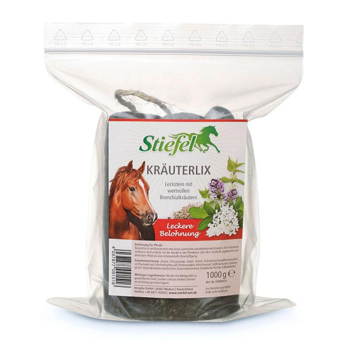 Leckstein Kräuterlix – mit Kräutern, 1 kg