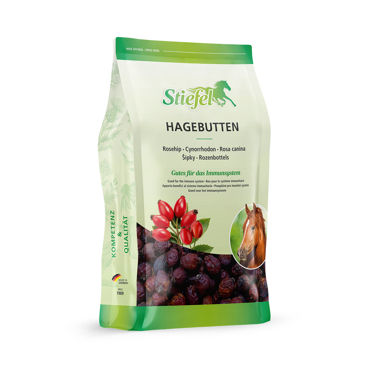 Ergänzungsfutter Hagebutten – ganz, 0,5 kg