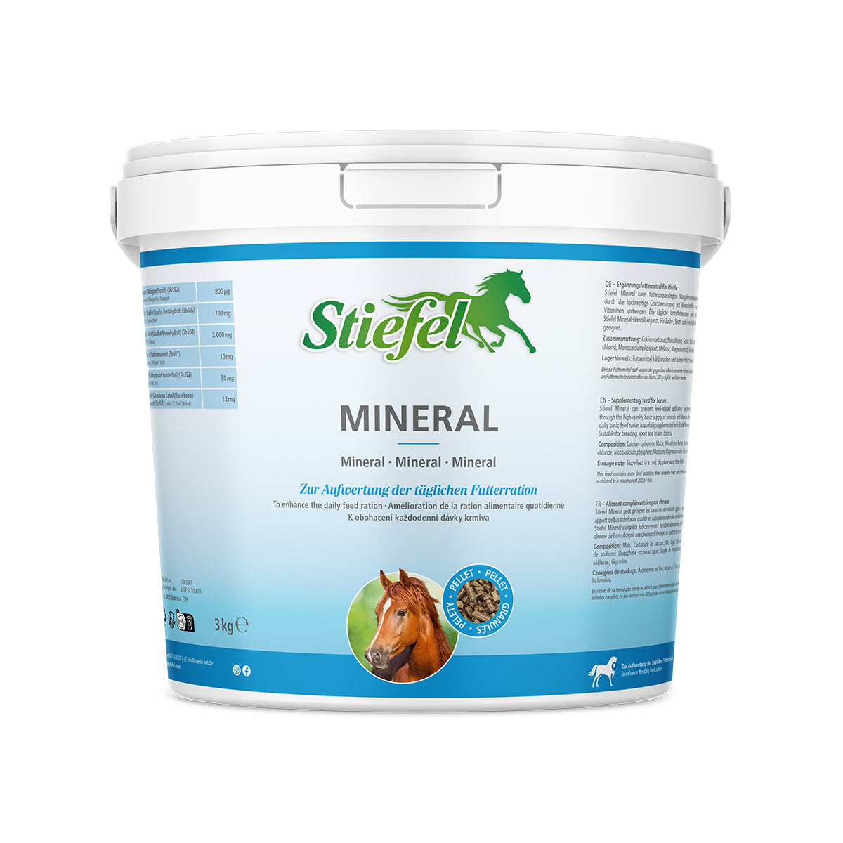Mineralfutter Mineral – Pellets, 3 kg