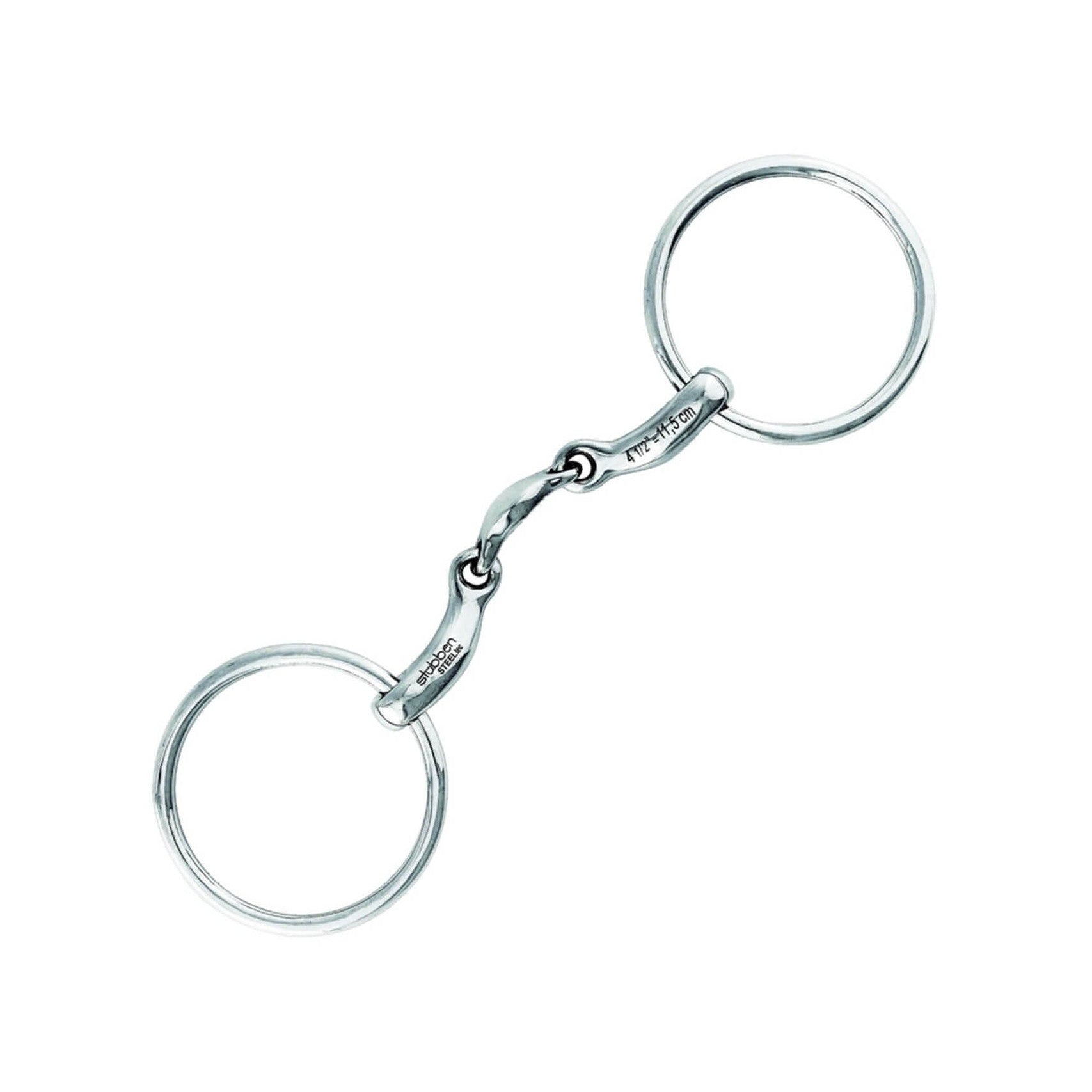 Stübben Steeltec Wassertrense 2229 anatomisch doppelt gebrochen - IQ Horse