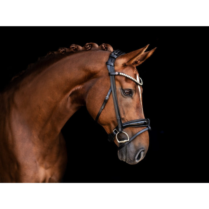 Bridlery anatomische Trense Velvet, schwedisch - IQ Horse