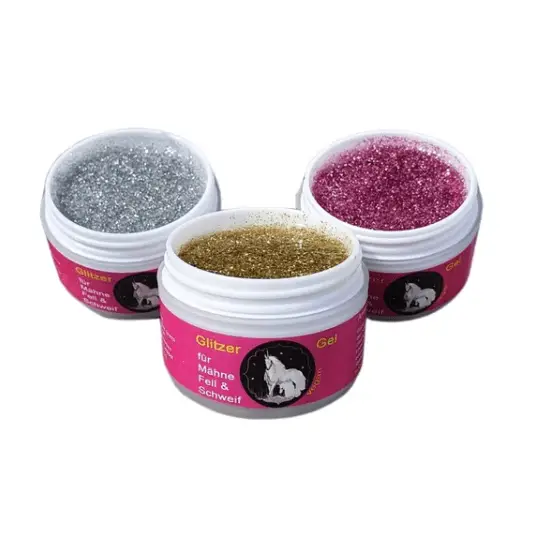 Golden Champ Glitzer Gel silber, 50 ml - IQ Horse