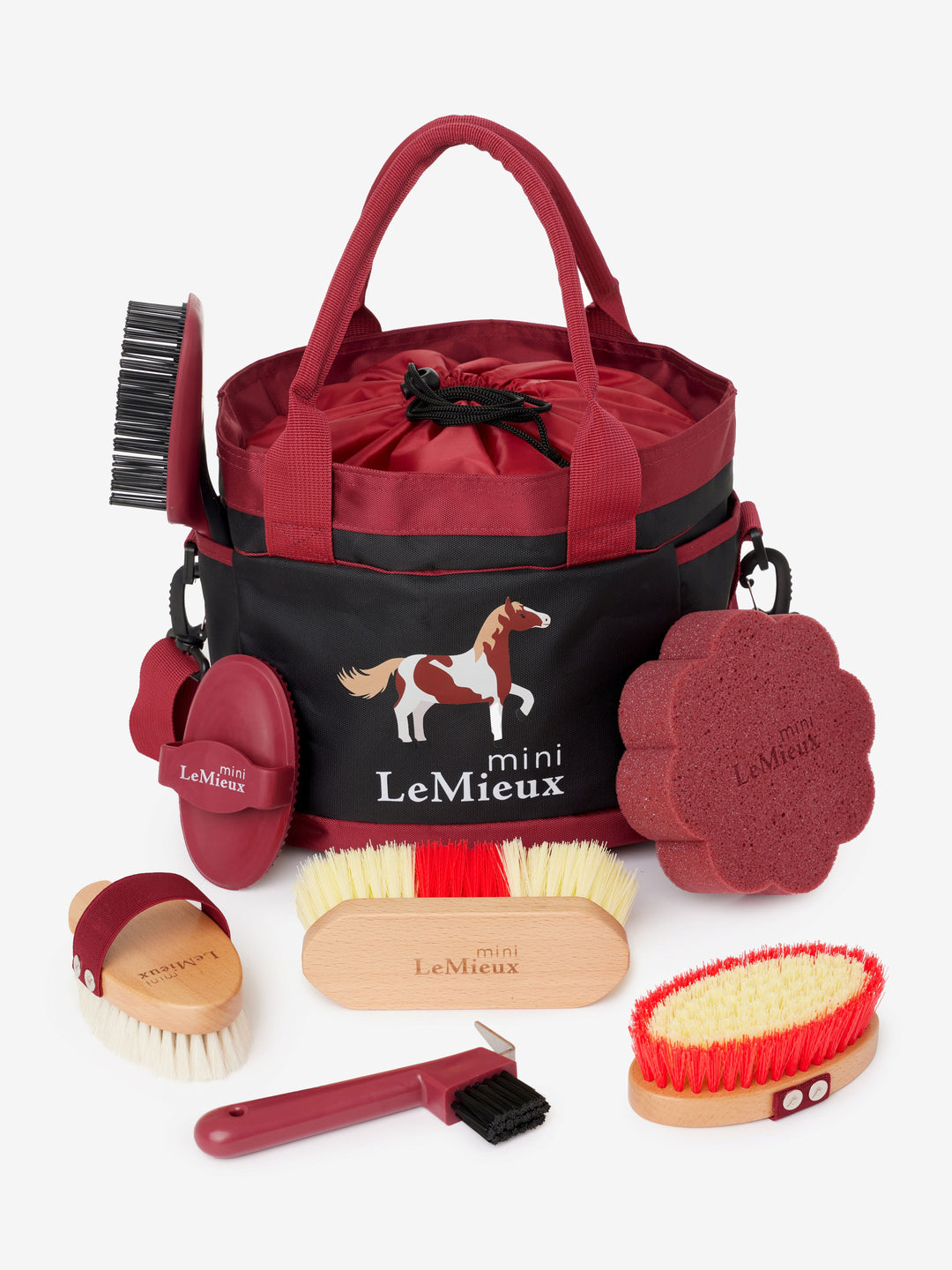 LeMieux Mini Grooming Set Putztasche Rot