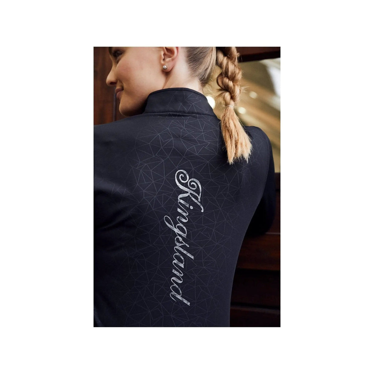 Kingsland KLtenley Trainingsshirt ½ Reißverschluss Damen, Green North Atlantic - IQ Horse