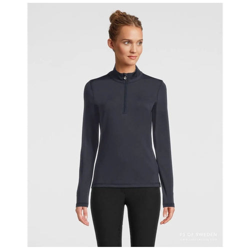 PS of Sweden Trainingsshirt/ Base Layer Willow, Navy - IQ Horse