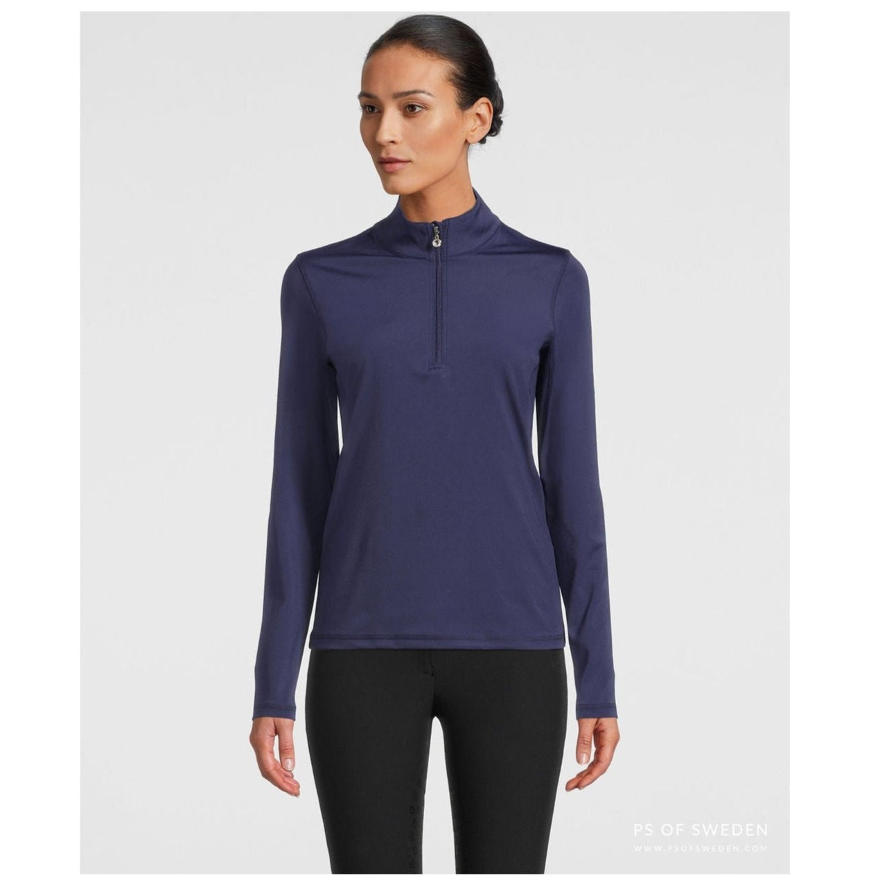 PS of Sweden Trainingsshirt/ Base Layer Willow, Royal Blau - IQ Horse
