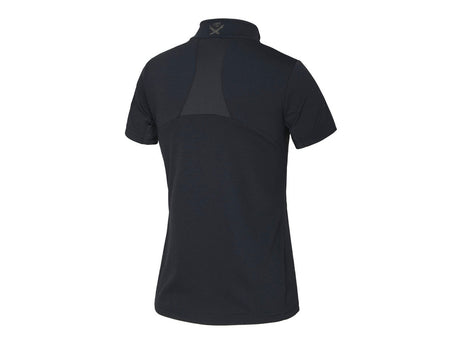 Kingsland KLwilmary 1/2 Zip Kurzarm Trainings Shirt für Damen, Navy - IQ Horse