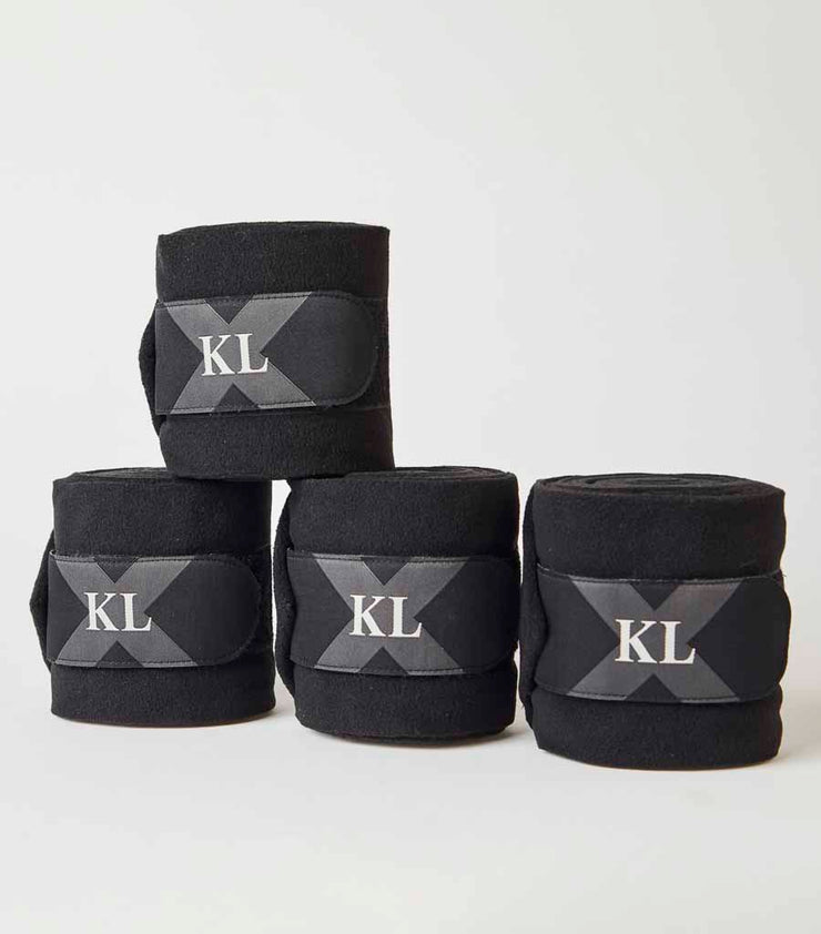 Kingsland KLwillah Fleece-Bandagen 4er-Pack, FS2022, black