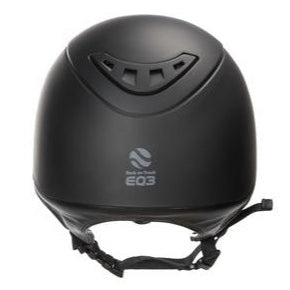 Back on Track Reithelm  EQ3 Lynx Smooth Top, Schwarz - IQ Horse