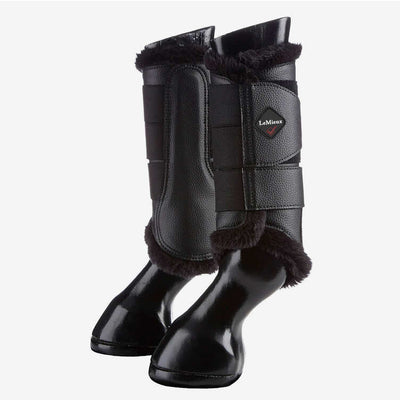 LeMieux Fellgamaschen Brushing Boots, Black