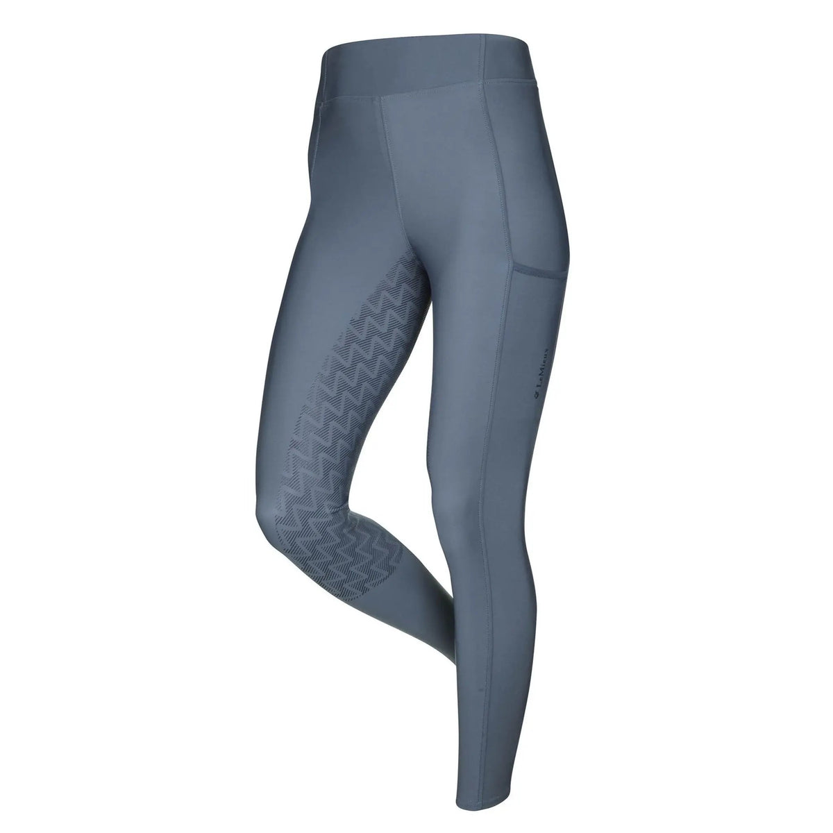 LeMieux Reitleggins PullOn, Fullgrip, Ocean - IQ Horse