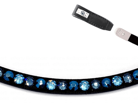 Magic Tack Stirnband Bling Swing, night sky, einreihig - IQ Horse