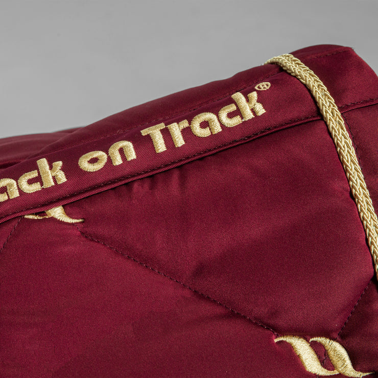 Back on Track Nights Collection Dressur Schabracke, Dunkelrot