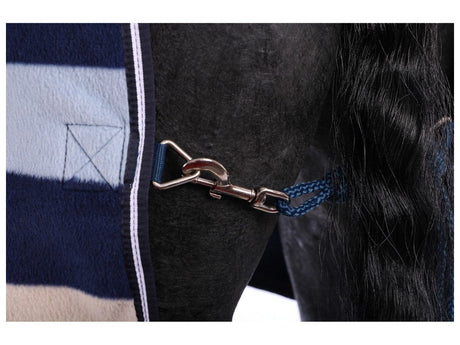 Horseware Rambo Deluxe Fleece Abschwitzdecke, Witney/Navy - IQ Horse