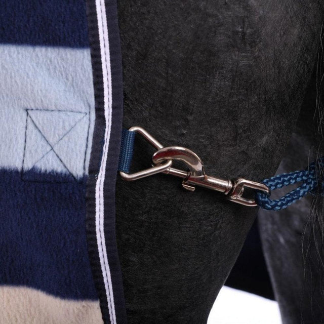 Horseware Rambo Deluxe Fleece Abschwitzdecke, Witney/Navy - IQ Horse