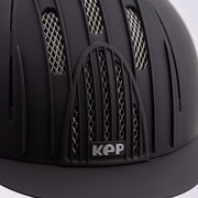 KEP Reithelm Cromo ABS Fast/Endurance, black, Chrome Grid