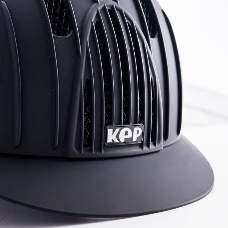 KEP Reithelm Cromo ABS Fast/Endurance, black, black Grid