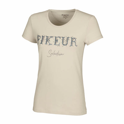Pikeur Shirt Damen Phily FS22, T-Shirt, kurzarm, beige